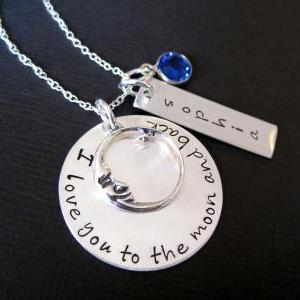 Hand Stamped Jewelry Ultimate I Love You To The..