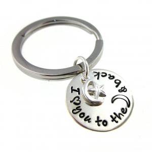 I Love You To The Moon & Back Keychain