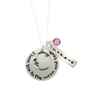 Hand Stamped Necklace For Mothers - Ultimate I..