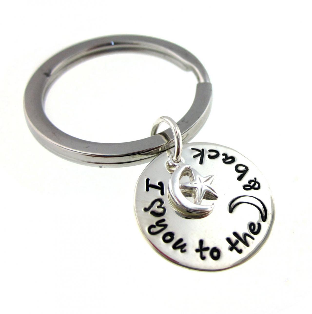 I Love You To The Moon & Back Keychain