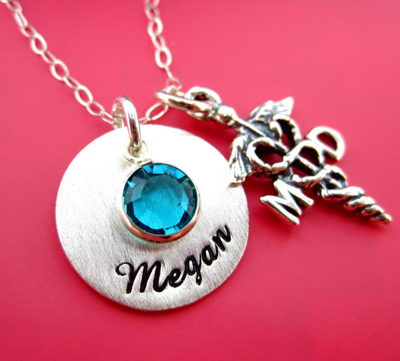 Physician / Doctor / Medical Pracitioner Hand Stamped Jewelry ...